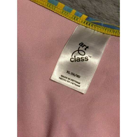 Art Class Target Girls XL 14/16 Yellow Tropical Floral Bikini 2-Piece Set - Picture 7 of 8